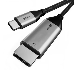 CABLETIME καλώδιο USB-C σε DisplayPort CT-CMDP2, 4K/30Hz, 1.2m, μαύρο CABLETIME καλώδιο USB-C σε DisplayPort CT-CMDP2, 4K/30Hz, 1.2m, μαύρο