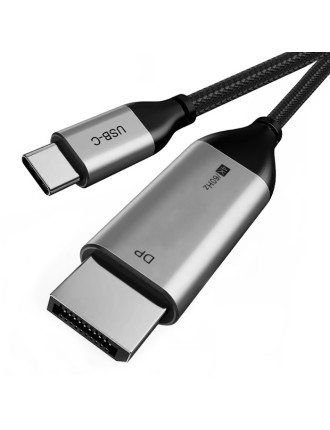 CABLETIME καλώδιο USB-C σε DisplayPort CT-CMDP2, 4K/30Hz, 1.2m, μαύρο