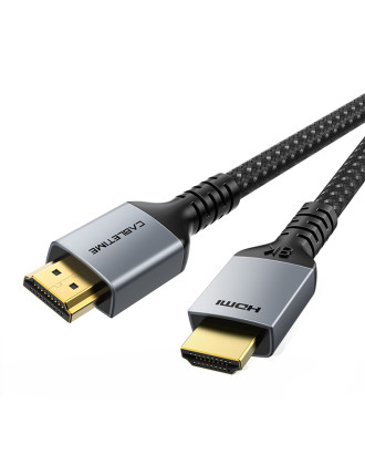 CABLETIME καλώδιο HDMI 2.1 CT-HD8K, 8K/60Hz, 48Gbps, 28AWG, 2m, μαύρο CABLETIME καλώδιο HDMI 2.1 CT-HD8K, 8K/60Hz, 48Gbps, 28AWG, 2m, μαύρο