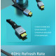 CABLETIME καλώδιο HDMI 2.1 CT-HD8K, 8K/60Hz, 48Gbps, 28AWG, 2m, μαύρο CABLETIME καλώδιο HDMI 2.1 CT-HD8K, 8K/60Hz, 48Gbps, 28AWG, 2m, μαύρο
