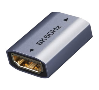 CABLETIME αντάπτορας HDMI CT-HEF8K-AG, 8K/60Hz, 4K/120Hz, 48 Gbps, γκρι
