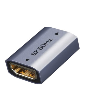 CABLETIME αντάπτορας HDMI CT-HEF8K-AG, 8K/60Hz, 4K/120Hz, 48 Gbps, γκρι CABLETIME αντάπτορας HDMI CT-HEF8K-AG, 8K/60Hz, 4K/120Hz, 48 Gbps, γκρι
