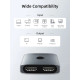 CABLETIME HDMI switch CT-HS4K-2G, 2 σε 1, 4K/60Hz, bidirectional, γκρι CABLETIME HDMI switch CT-HS4K-2G, 2 σε 1, 4K/60Hz, bidirectional, γκρι