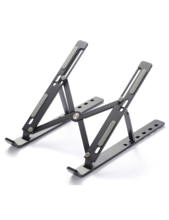 CABLETIME μεταλλική βάση laptop CT-LS01-AB, 15.6", ρυθμιζόμενη, μαύρη CABLETIME μεταλλική βάση laptop CT-LS01-AB, 15.6", ρυθμιζόμενη, μαύρη