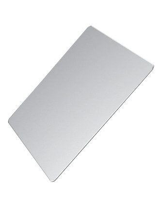 CABLETIME μεταλλικό mouse pad CT-MP24-AS, 246x202x2mm, ασημί & μαύρο