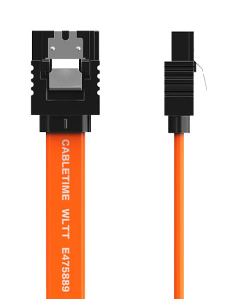 CABLETIME καλώδιο SATA III CT-SATA3, 6Gbps, 0.50m, πορτοκαλί CABLETIME καλώδιο SATA III CT-SATA3, 6Gbps, 0.50m, πορτοκαλί