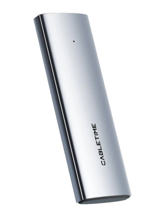 CABLETIME θήκη για M.2 NVMe/SATA SSD CT-SSD03-AG tool free, 10Gbps, γκρι CABLETIME θήκη για M.2 NVMe/SATA SSD CT-SSD03-AG tool free, 10Gbps, γκρι