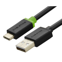 CABLETIME καλώδιο USB-C σε USB CT-U32-CMAMG, 3A, 480Mbps, 2m, μαύρο CABLETIME καλώδιο USB-C σε USB CT-U32-CMAMG, 3A, 480Mbps, 2m, μαύρο