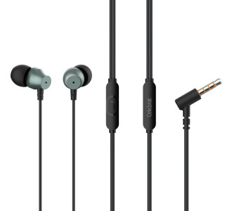CELEBRAT earphones με μικρόφωνο D11, 3.5mm σύνδεση, Φ10mm, 1.2m, μαύρα CELEBRAT earphones με μικρόφωνο D11, 3.5mm σύνδεση, Φ10mm, 1.2m, μαύρα