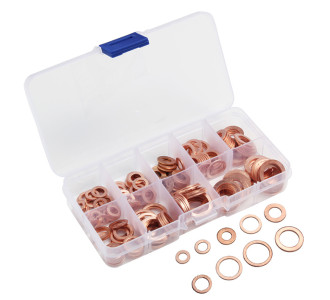 Σετ χάλκινες ροδέλες DA15, διάφορα μεγέθη, 200τμχ Σετ χάλκινες ροδέλες DA15, διάφορα μεγέθη, 200τμχ