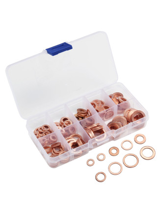 Σετ χάλκινες ροδέλες DA15, διάφορα μεγέθη, 200τμχ