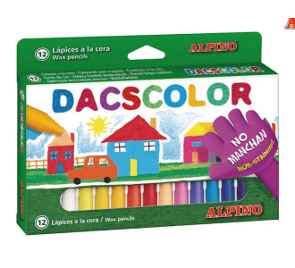 ALPINO χρωματιστές κηρομπογιές DC050290, 12 τμχ