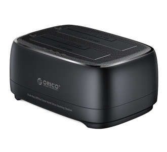 ORICO docking station για 2.5" ή 3.5" SATA HDD/SSD DD28U3-C, 2 θέσεων, 5Gbps, clone function, μαύρο