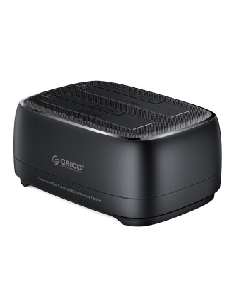 ORICO docking station για 2.5" ή 3.5" SATA HDD/SSD DD28U3-C, 2 θέσεων, 5Gbps, clone function, μαύρο