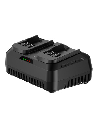DELI φορτιστής μπαταριών εργαλείων μπαταρίας DE-CD20D4, 2 θέσεων, 20V 4A