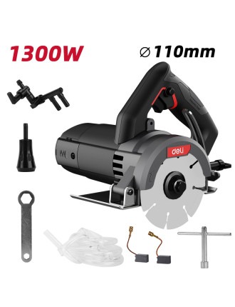 DELI δισκοπρίονο ρεύματος DE-YS110-1E για κοπή μαρμάρου, 1300W