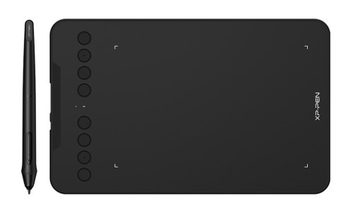 XP-PEN ταμπλέτα σχεδίασης με γραφίδα Deco Mini 7W, ασύρματη σύνδεση, 177.8x111.1mm, μαύρο