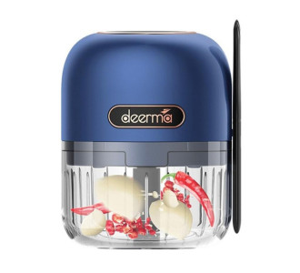 DEERMA πολυκόπτης JS100, επαναφορτιζόμενος , 150ml, 40W, 3 λεπίδες, μπλε