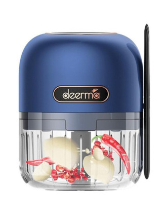 DEERMA πολυκόπτης JS100, επαναφορτιζόμενος , 150ml, 40W, 3 λεπίδες, μπλε