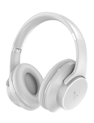 DOQAUS headphones DESIGN 1, ασύρματα & ενσύρματα, Φ40mm, 600mAh, γκρι