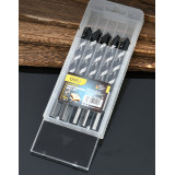 DELI σετ τρυπάνια DH-BWZ012-E1 για τοίχο/μέταλλο/ξύλο, 45# YG6X, 12x120mm, τρίπλευρο, 5τμχ