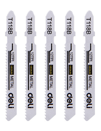 DELI σετ λάμες σέγας DH-QJT012-E4 για μέταλλο, T118B, 5τμχ DELI σετ λάμες σέγας DH-QJT012-E4 για μέταλλο, T118B, 5τμχ