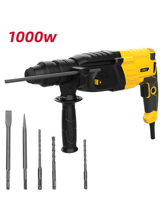 DELI κρουστικό σκαπτικό πιστολέτο ρεύματος DL-DC28-E2, 1000W, 3.2J, SDS plus