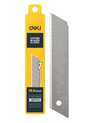 DELI ανταλλακτικές λεπίδες DL-DP05, 25mm, 10τμχ