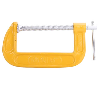 DELI σφιγκτήρας τύπου C DL-G205 με μέγιστο άνοιγμα 125mm, κίτρινος DELI σφιγκτήρας τύπου C DL-G205 με μέγιστο άνοιγμα 125mm, κίτρινος