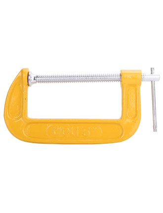 DELI σφιγκτήρας τύπου C DL-G205 με μέγιστο άνοιγμα 125mm, κίτρινος DELI σφιγκτήρας τύπου C DL-G205 με μέγιστο άνοιγμα 125mm, κίτρινος