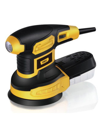 DELI έκκεντρο τριβείο DL-SG125-E3, 360W, Φ125mm, ρυθμιζόμενη ταχύτητα & συλλέκτη