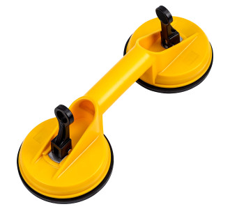 DELI βεντούζα τζαμιών DL-XP22, ικανότητα συγκράτησης 80kg, διπλή, 118mm DELI βεντούζα τζαμιών DL-XP22, ικανότητα συγκράτησης 80kg, διπλή, 118mm