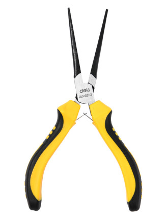 DELI μυτοτσίμπιδο ίσιο DL103202 με αντιολισθητικές λαβές, 150mm