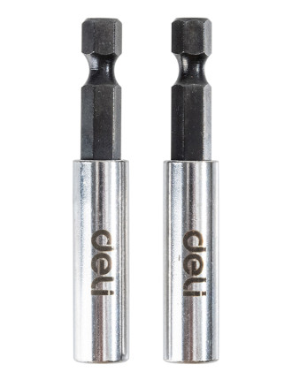 DELI σετ αντάπτορες μύτης κατσαβιδιού DL106002 για δραπανοκατσάβιδο, εξάγωνη υποδοχή, 60mm, 2τμχ DELI σετ αντάπτορες μύτης κατσαβιδιού DL106002 για δραπανοκατσάβιδο, εξάγωνη υποδοχή, 60mm, 2τμχ