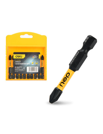 DELI σετ μύτες κατσαβιδιού DL251050 για δραπανοκατσάβιδο, σταυρωτές, PH2x50mm, 10τμχ