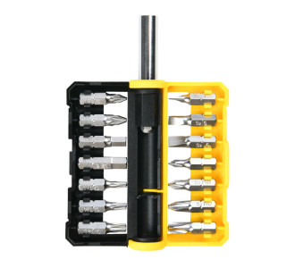 DELI σετ μύτες κατσαβιδιού DL251201 με αντάπτορα, μαγνητικές, 15τμχ DELI σετ μύτες κατσαβιδιού DL251201 με αντάπτορα, μαγνητικές, 15τμχ