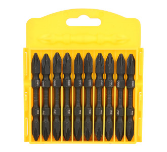 DELI σετ μύτες κατσαβιδιού DL252202 για δραπανοκατσάβιδο, διπλή κεφαλή, σταυρωτές, PH2x65mm, 10τμχ DELI σετ μύτες κατσαβιδιού DL252202 για δραπανοκατσάβιδο, διπλή κεφαλή, σταυρωτές, PH2x65mm, 10τμχ