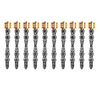 DELI σετ μύτες κατσαβιδιού DL255065 για δραπανοκατσάβιδο, διπλή κεφαλή, PH2x65mm, με μαγνητικό ring, 10τμχ DELI σετ μύτες κατσαβιδιού DL255065 για δραπανοκατσάβιδο, διπλή κεφαλή, PH2x65mm, με μαγνητικό ring, 10τμχ