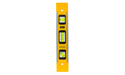 DELI αλφάδι DL290230 με 3 μάτια, πλαστικό, μαγνητικό, 23cm