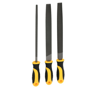 DELI σετ λίμες DL75108 με αντιολισθητική λαβή, μετάλλου, 200mm, 3τμχ DELI σετ λίμες DL75108 με αντιολισθητική λαβή, μετάλλου, 200mm, 3τμχ