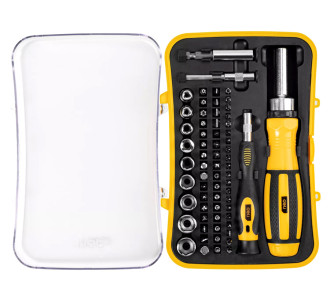 DELI σετ κατσαβίδια ακριβείας DL3565, 65τμχ