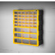 DELI ταμπακιέρα DL432039, 39 θέσεων, 38x16x47.5cm, πλαστική, κίτρινη/μαύρη DELI ταμπακιέρα DL432039, 39 θέσεων, 38x16x47.5cm, πλαστική, κίτρινη/μαύρη