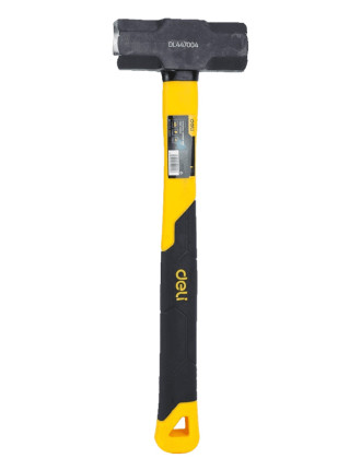 DELI βαριοπούλα DL447004 με αντιολισθητική Fiberglass λαβή, 2kg, 425mm