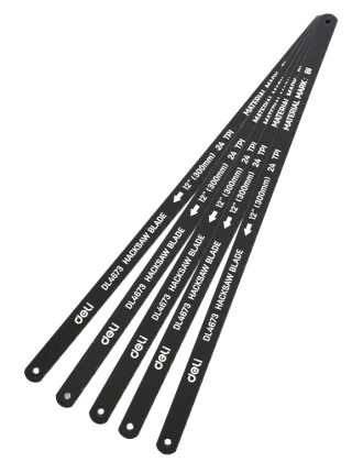DELI σετ λάμες πριονιού σιδήρου/ξύλου DL4673, 300mm, 24 TPI, 5τμχ DELI σετ λάμες πριονιού σιδήρου/ξύλου DL4673, 300mm, 24 TPI, 5τμχ