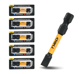 DELI σετ μύτες κατσαβιδιού DL501005Z για δραπανοκατσάβιδο, ίσιες, SL6x50mm, 10τμχ DELI σετ μύτες κατσαβιδιού DL501005Z για δραπανοκατσάβιδο, ίσιες, SL6x50mm, 10τμχ