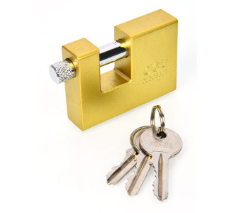 DELI λουκέτο τάκου με κλειδί DL508307, heavy duty, 70mm