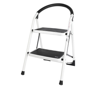 DELI σκάλα σιδήρου DL509012 με 2 σκαλοπάτια, 46cm, 150kg