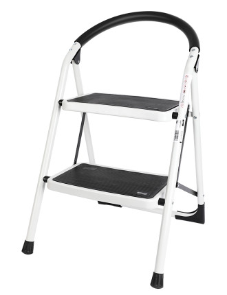 DELI σκάλα σιδήρου DL509012 με 2 σκαλοπάτια, 46cm, 150kg
