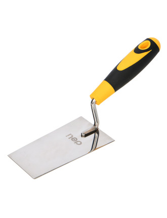 DELI μυστρί DL509328 με αντιολισθητική λαβή, ανοξείδωτο ατσάλι, 140mm