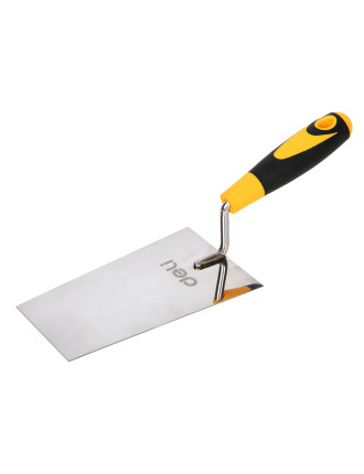 DELI μυστρί DL509330 με αντιολισθητική λαβή, ανοξείδωτο ατσάλι, 180mm